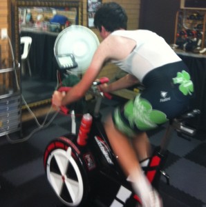 Lactate testing on the wattbike
