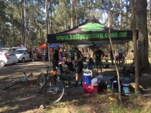 Wombat tent setup